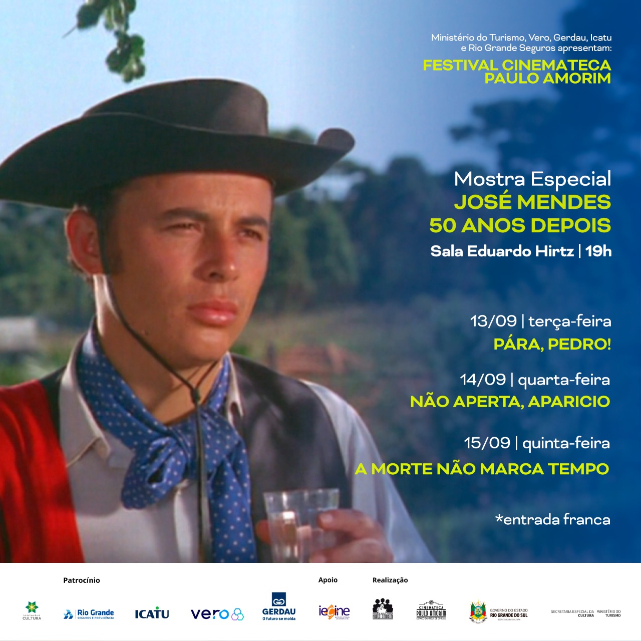 Festival Cinemateca Paulo Amorim - José Mendes 50 anos depois
