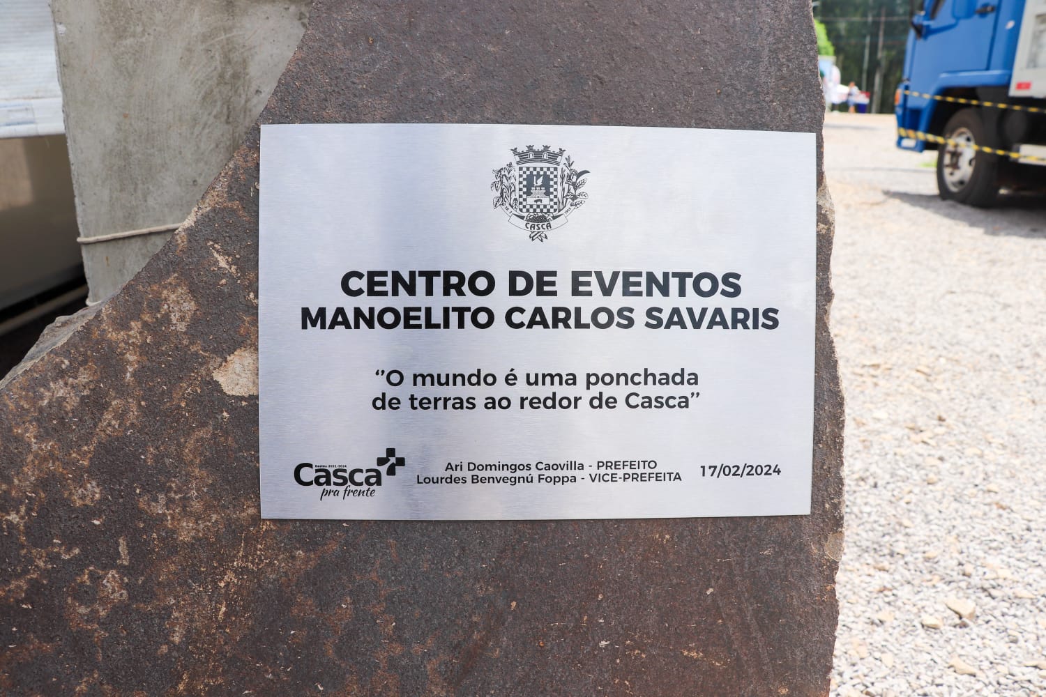 ​Casca: inaugurado oficialmente o Centro de Eventos Manoelito Carlos Savaris